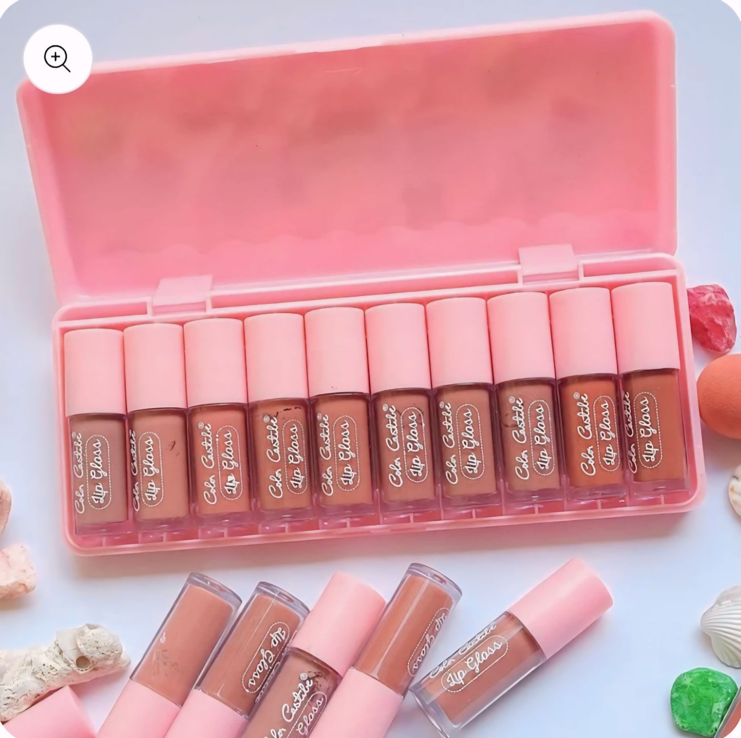 Color Castle Mini Lip Gloss Pack of 10 Shades