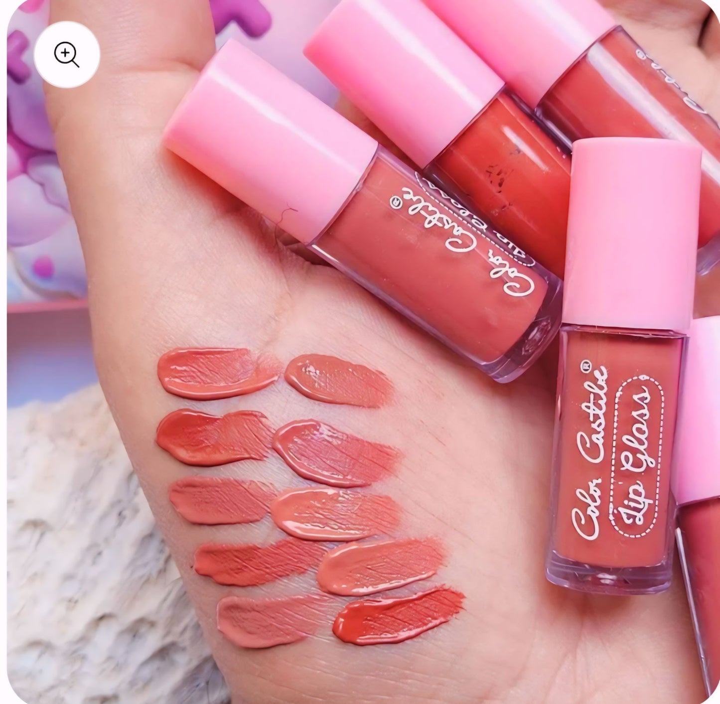 Color Castle Mini Lip Gloss Pack of 10 Shades