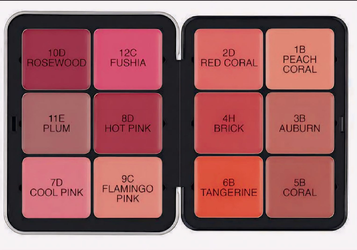 12 Colour Ultra HD invisible Cover Cream Blush Palette