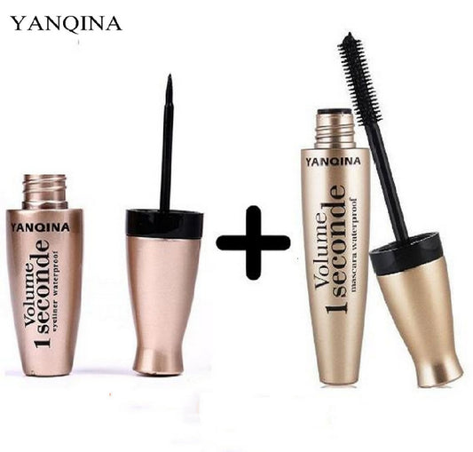 YANQINA New Pack of 2 Mascara & Eyeliner